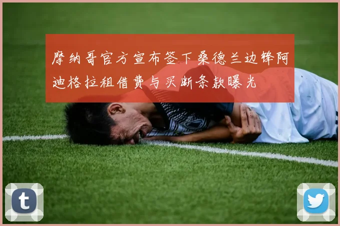 摩纳哥官方宣布签下桑德兰边锋阿迪格拉租借费与买断条款曝光